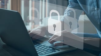 Blue and White Modern Securing Digital Infrastructure Presentation-1