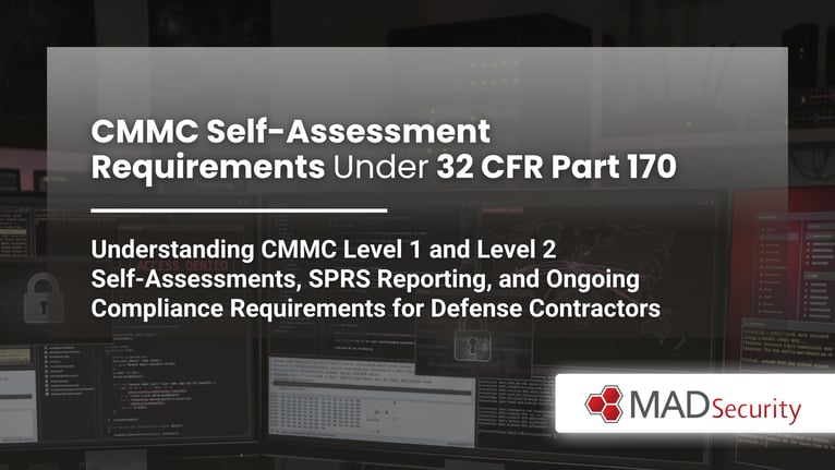 CMMC Self-Assessment Requirements Under 32 CFR Part 170