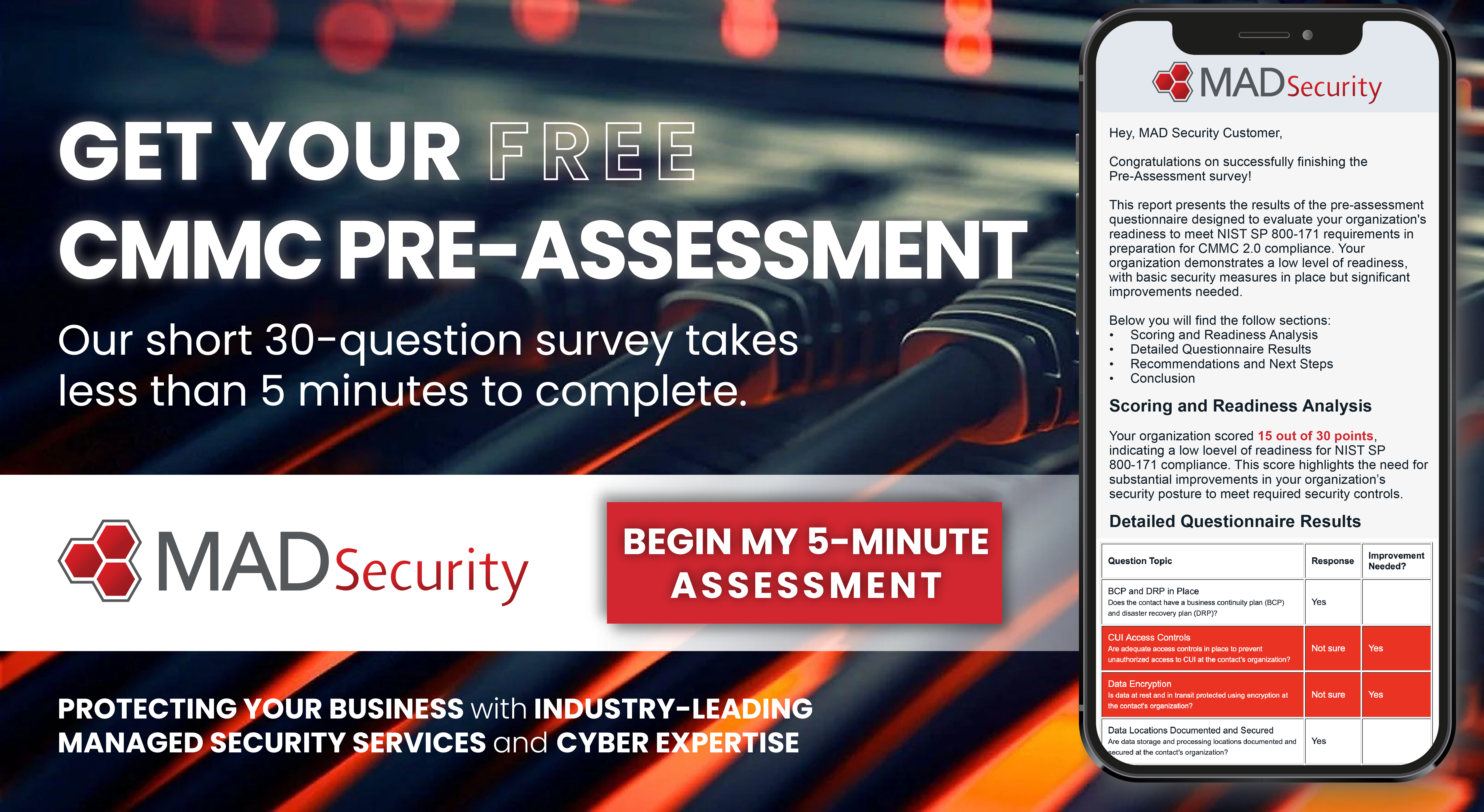 MAD Security CMMC Pre-Assessment