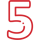 MAD red 5 five