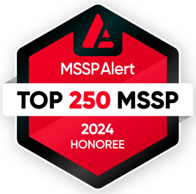 2024 MSSP Alert Top 250 Managed Security Service Provider Honoree Badge