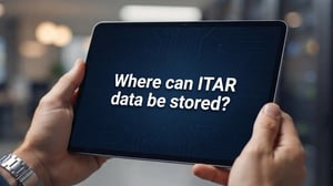 Where can ITAR data be stored